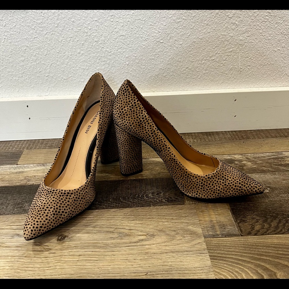 Gianni Bini cheetah heels